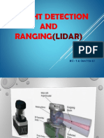 Light Detection AND Ranging: (Lidar)