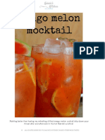 Mango Melon Mocktail