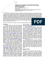 Pengaruh Perlakuan Pendahuluan Terhadap Karakteristik Mutu Minyak Atsiri Daun Jeruk Purut (Citrus Hystrix DC) PDF