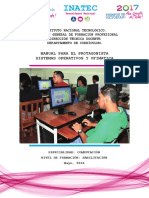 Manual de sistema operativo y ofimática