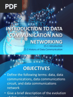 Introduction To Data Communication and Networking