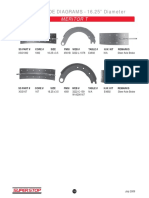 16.5-Inch Brake Shoe Diagrams