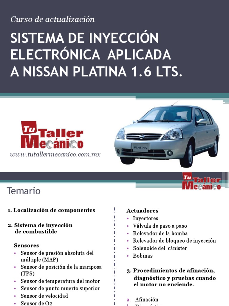 Sistema de Inyección en Platina | | de combustión interna | Motores