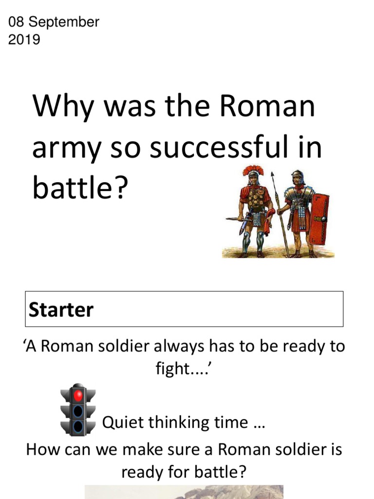 Why Was The Roman Army So Successful in Battle PDF Roman Legion