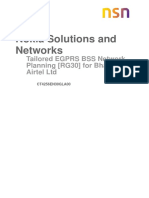 Nokia Solutions and Networks: Tailored EGPRS BSS Network Planning (RG30) For Bharti Airtel LTD