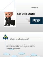 Advertisement: Persuasif Text