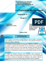 Características y Propiedades Del Gas Natural