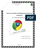 Sistemul de Operare Chrome OS