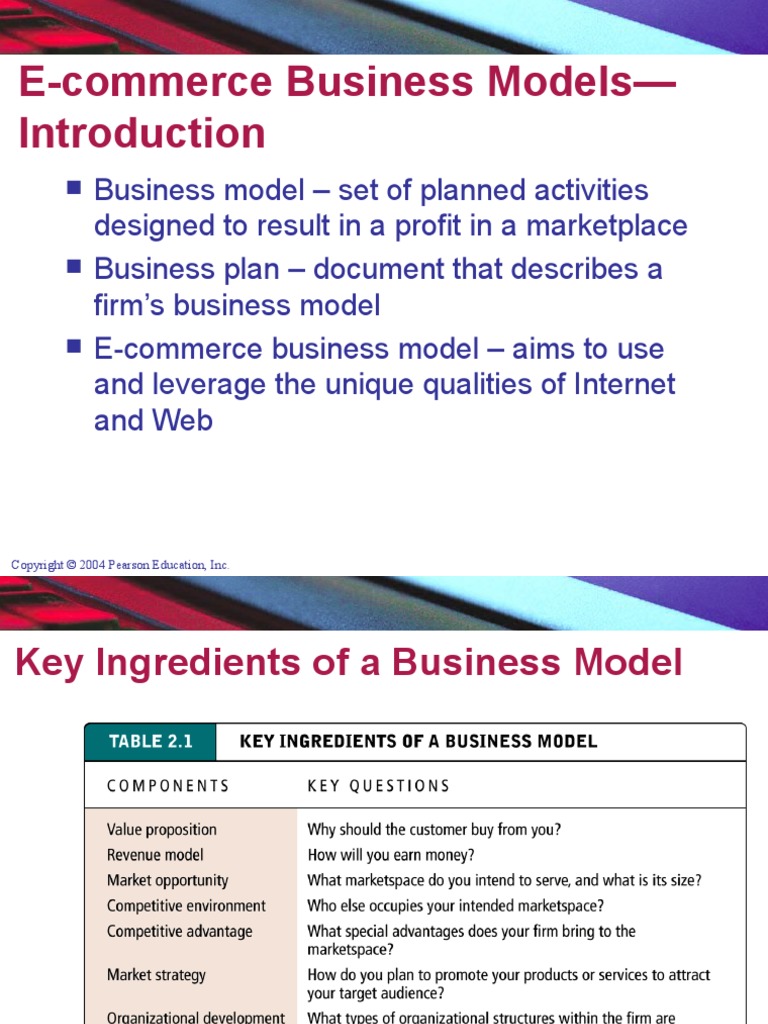E-Commerce Business Models | PDF | Competitive Advantage | E Commerce
