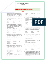 Ejercicios de Estequimetria Para Tercero de Secundaria