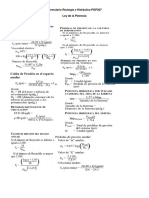 Formulario Reología e Hidráulica PGP207