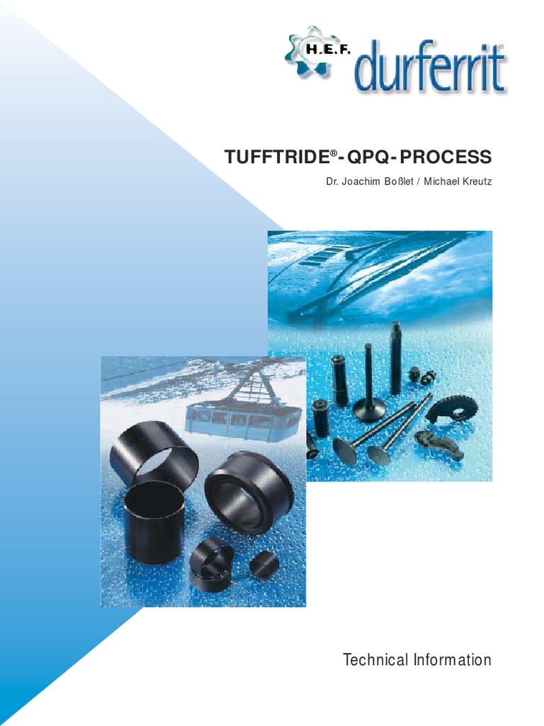 Tufftride - Qpq-Process: Technical Information | PDF | Corrosion | Metals