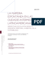 Periferia espontánea en las ciudades intermedias