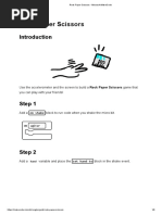 Rock Paper Scissors - Microsoft MakeCode