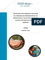 Estrategia para Abordar La Solución Del Problema de Minimización de Los Riesgos para La Salud Por El Consumo de Agua Con Metales Pesados y Arsénico