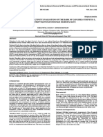 Anti-Diabetic Activity Evaluation of The Bark of Cascabela Thevetia L. in Streptozotocin Induced Diabetic Rats