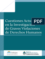 Cuestiones Actuales en La Investigación de Graves Violaciones de Derechos Humanos PDF