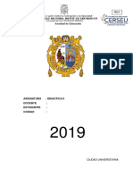 Informe Sobre La Actividad de Responsabilidad Social Universitaria