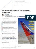 16+ Money Saving Hacks for Southwest Airline Flyers