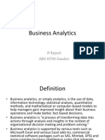 Business Analytics 1