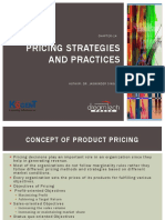 Pricing Strategies and Practices: Chapter-14