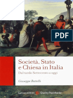 Battelli, Francesco. - Società, Stato e Chiesa in Ialia. Dal Settecento Ad Oggi (2013)