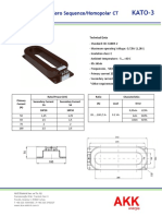 Zero Sequence CT Technical Specifications