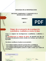 Metodologia de La Investigacion Semana 2 2019-I