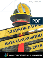 Statistik Daerah Kota Gunungsitoli 2018