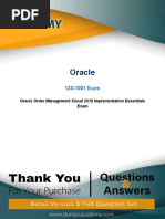 Oracle: 1Z0-1001 Exam