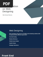 A Presentation On Web Designing