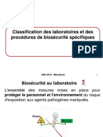 Biosûrté Et Biosecurité Au Laboratoire