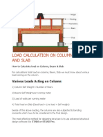 Load Calculation On Column
