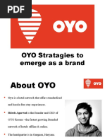 OYO Strategies To Emerge As A Brand