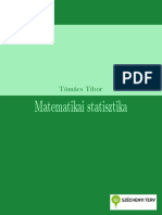 Tómács Tibor Matematikai Statisztika