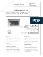 Fluxgate Sensor Data Sheet - FMS 100