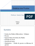 Fenômenos de Transporte - Aula 2 - Estática Dos Fluidos - Ok