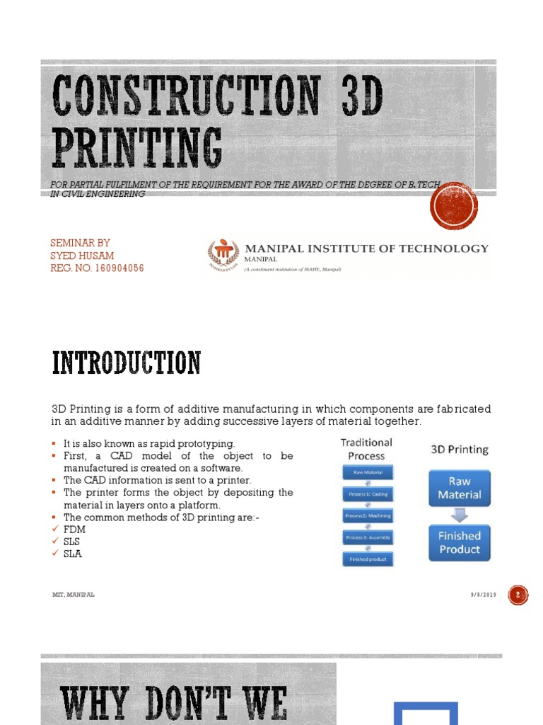 Construction 3d Printing | PDF | 3 D Printing | Engineering