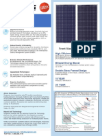 Maxima HXB 420 Bifacial Module: Front View Back View