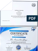 Certificates