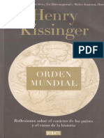 Kissinger, H. (2012) - Orden Mundial