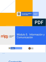 Presentacion-Dimension Informacion Comunicacion PDF