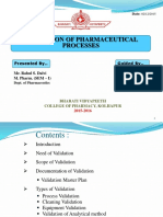 Validation of Pharmaceutical Processes: Date