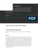 Pyrrolizidine Alkaloid