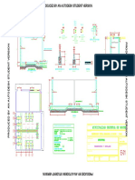 Diseño de estructura de concreto con dimensiones y especificaciones