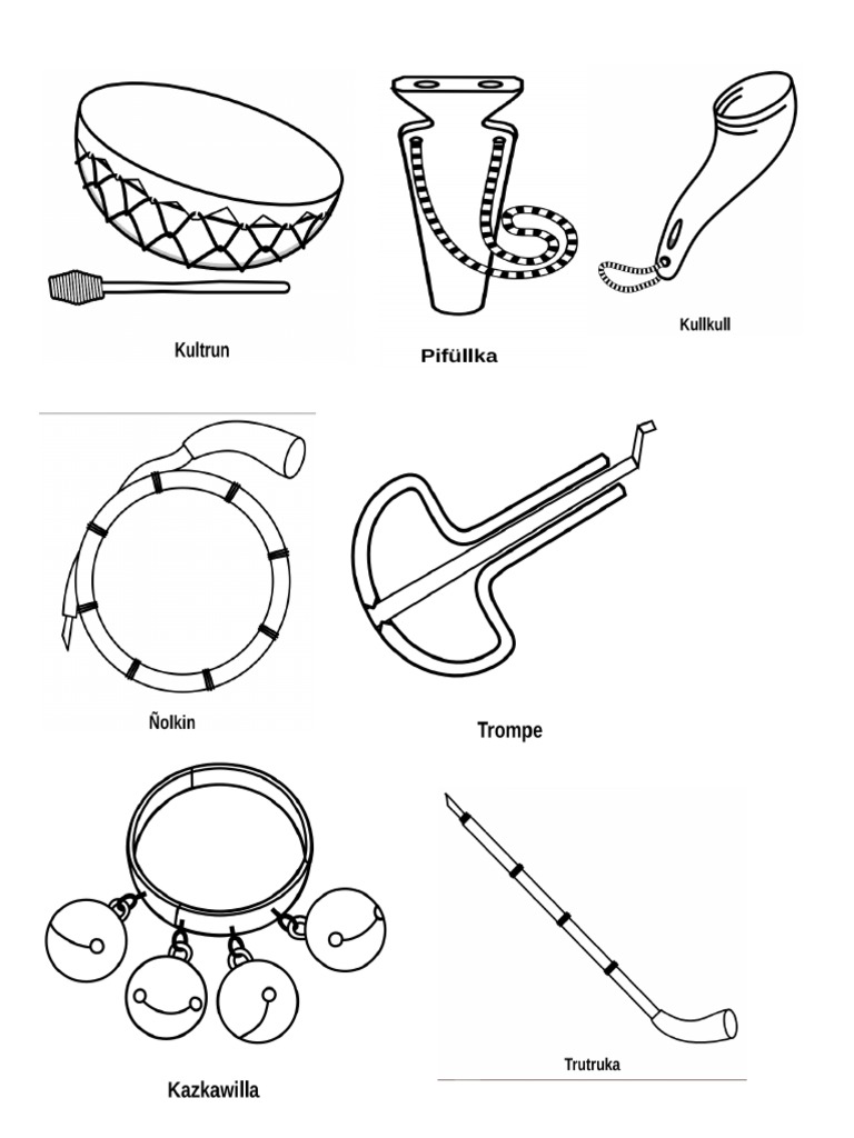 Instrumentos Musicales Mapuches