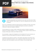 Roubar Um Tesla é Fácil (e a Culpa é Da Chave) - Engenharia é