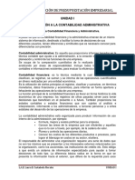 Contabilidad administrativa vs financiera