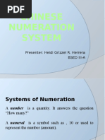 Ancient Chinese Rod Numeral System | PDF | Numbers | Decimal