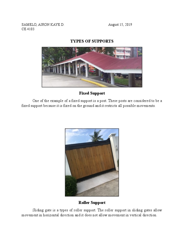 Types of Structural Supports Explained | PDF